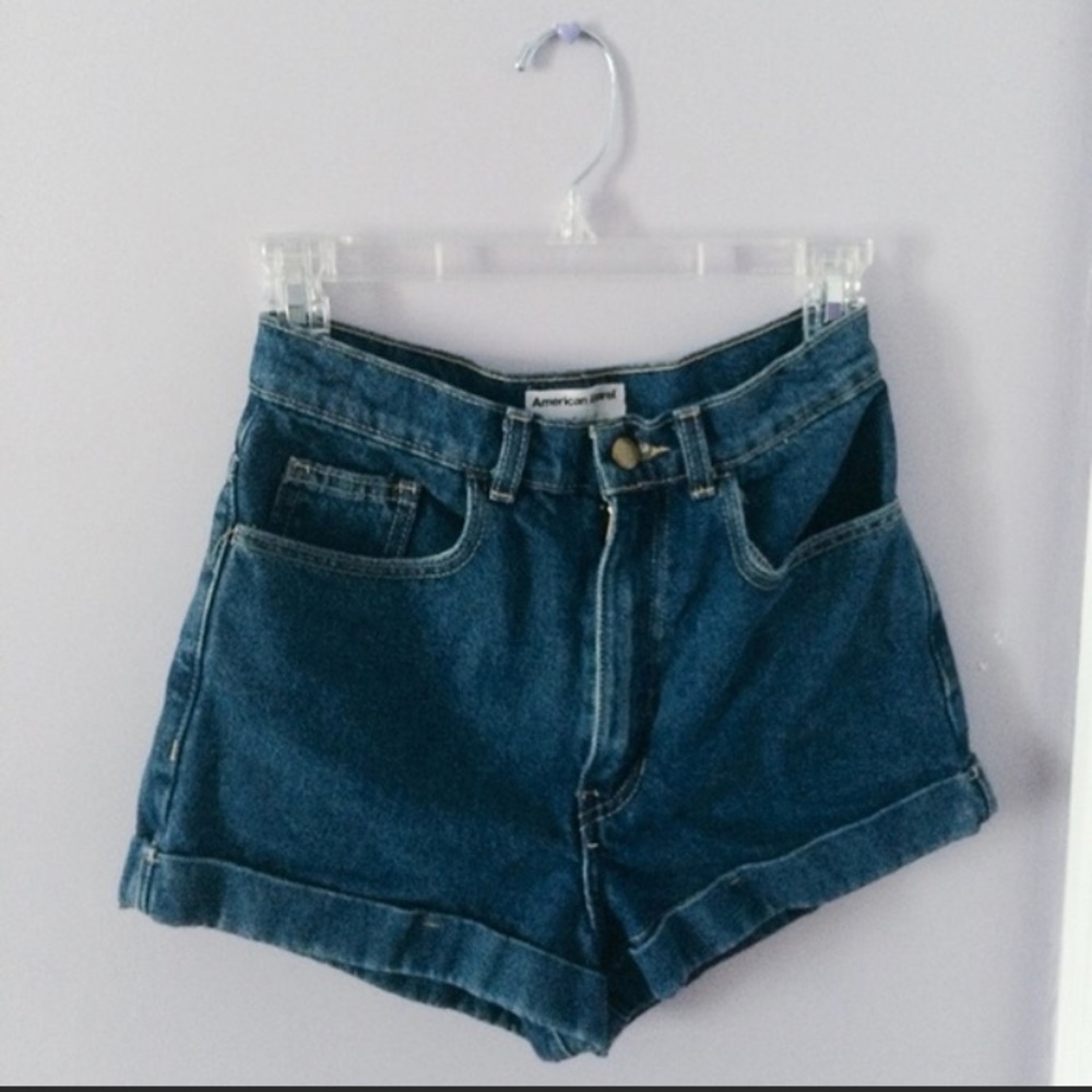 American Apparel high-waisted shorts